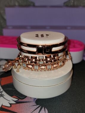 NWT- BP Fizzy And Fabulous Rose Gold Plating Bracelet Stacks- 3 bracelets.